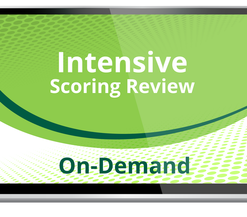 Intensive Scoring Review 2022 - On-Demand