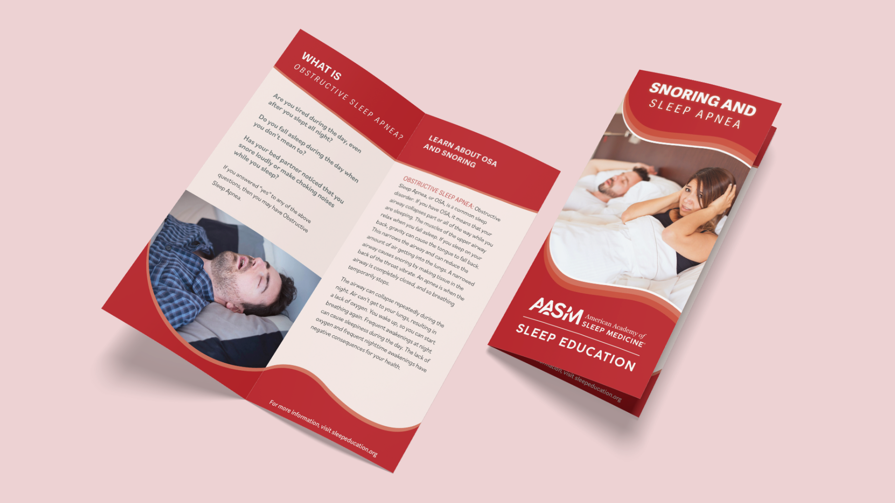 Safe Snorting Booklets Snoring & Sleep Apnea Brochures