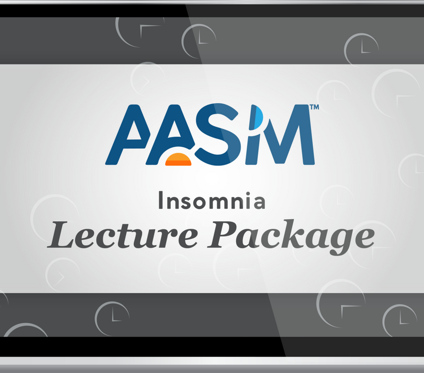 AASM Insomnia Sleep Lecture Package - Vol. 2, On-Demand