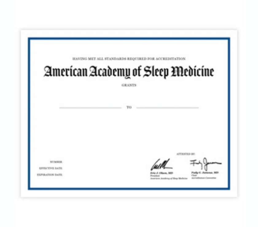 Accreditation Certificate